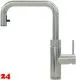 QUOOKER FLEX SQUARE Zugauslauf Chrom K�chenarmatur mit 5 in 1 Funktion und elektronischer Steuerung (FXSCHR) {NUR Armatur}