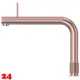 QUOOKER FRONT Festauslauf Kupfer Rose' PVD Kchenarmatur mit 5 in 1 Funktion und elektronischer Steuerung (FTRCO) {NUR Armatur}