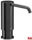KWC Seifenspender Modern Bend Z.540.157.751 Splmittelspender / Dispenser Industrial Black (3600009594)