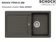 Schock Kchensple Typos D-100 Cristalite Granitsple / Einbausple Basic Line mit Drehexcenter