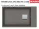FRANKE Kchensple Kubus 2 Pro KNG PRO 110-62 Fragranit+ Granitsple / Unterbausple (Montage unter die Arbeitsplatte) mit Siebkorb als Druckknopfventil inklusive Zubehr