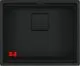 FRANKE Kchensple Kubus 2 Pro KNG PRO 110-52 Fragranit+ Granitsple Black Matt - Black Collection Unterbausple (Montage unter die Arbeitsplatte) mit Siebkorb als Drehknopfventil inklusive Zubehr
