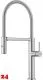 FRANKE Kchenarmatur Pescara J Semi Pro Einhebelmischer Edelstahl massiv mit Pendelbrause umstellbar 360 schwenkbarer Auslauf
