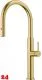 FRANKE Kchenarmatur Pescara J Einhebelmischer Edelstahl Gold (PVD) mit Auszugsbrause umstellbar 360 schwenkbarer Auslauf