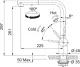 FRANKE Kchenarmatur Atlas Neo Slim Einhebelmischer Edelstahl massiv mit Zugauslauf und Brausefunktion 180 schwenkbarer Auslauf