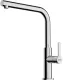 FRANKE Kchenarmatur Maris Slim L Einhebelmischer Chrom mit Festauslauf 360 schwenkbar