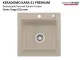 Systemceram KeraDomo KARA 51-PREMIUM Keramiksp�le / Einbausp�le in Sonderfarben f�r die K�che