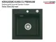 Systemceram KeraDomo KARA 51-PREMIUM Keramiksp�le / Einbausp�le in Sonderfarben f�r die K�che