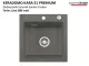 Systemceram KeraDomo KARA 51-PREMIUM Keramiksp�le / Einbausp�le in Sonderfarben f�r die K�che