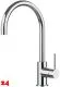 Systemceram KeraDomo K�chenarmatur Fresh Chrom Einhebelmischer mit Festauslauf 360� schwenkbar