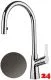 AQUA CUCINA� K�chenarmatur CAB 89076-GU Einhebelmischer Gunmetal PVD mit Zugauslauf schwenkbar