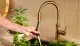 QUOOKER FLEX ROUND Zugauslauf Messing Patina Combi B mit CUBE 2 *Der Wasserhahn, der alles kann! (COMBIFXRPTBCUBE)