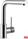 AQUA CUCINA� K�chenarmatur SF1 TEC 50001-00 Einhebelmischer Chrom mit Festauslauf schwenkbar