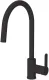 AQUA CUCINA� K�chenarmatur SF1 55508-S Einhebelmischer Mattschwarz mit C-Festauslauf schwenkbar