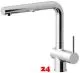 AQUA CUCINA� K�chenarmatur LAGO-S 45005-00 Einhebelmischer Chrom mit Schlauchbrause umstellbar