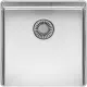 REGINOX K�chensp�le New York SLIM 40x40 (L) OKG Comfort Einbausp�le Edelstahl mit Flachrand Siebkorb als Stopfen- oder Druckknopfventil