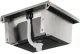 KUNe Arbeits-/ Mehrzweckbecken Alevum 45 KWB25-45 wandh�ngend gekantetes und geschwei�tes Ausgussbecken (Beckentiefe 250mm)