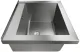KUNe Arbeits-/ Mehrzweckbecken Alevum 45 KWB25-45 wandh�ngend gekantetes und geschwei�tes Ausgussbecken (Beckentiefe 250mm)