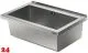 KUNe Arbeits-/ Mehrzweckbecken Alevum 65 KWB25-65 wandh�ngend gekantetes und geschwei�tes Ausgussbecken (Beckentiefe 250mm)