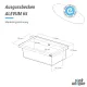 KUNe Arbeits-/ Mehrzweckbecken Alevum 65 KWB25-65 wandh�ngend gekantetes und geschwei�tes Ausgussbecken (Beckentiefe 250mm)