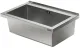 KUNe Arbeits-/ Mehrzweckbecken Alevum 65 KWB25-65 wandh�ngend gekantetes und geschwei�tes Ausgussbecken (Beckentiefe 250mm)