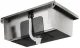 KUNe Arbeits-/ Mehrzweckbecken Alevum 65 KWB25-65 wandh�ngend gekantetes und geschwei�tes Ausgussbecken (Beckentiefe 250mm)