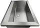 KUNe Arbeits-/ Mehrzweckbecken Alevum 65 KWB25-65 wandh�ngend gekantetes und geschwei�tes Ausgussbecken (Beckentiefe 250mm)