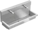 KWC PROFESSIONAL Planox Waschplatzeinheit mit F5L Therm Thermostat Einhebel Waschbatterie PL12ULT f�r Wandmontage Breite 1200mm (3600013130)