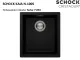 SCHOCK K�chensp�le Kaia N-100S Cristadur� Nano-Granitsp�le / Einbausp�le mit Drehexcenter