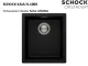 SCHOCK K�chensp�le Kaia N-100S Cristadur� Nano-Granitsp�le / Einbausp�le mit Drehexcenter