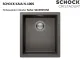 SCHOCK K�chensp�le Kaia N-100S Cristadur� Nano-Granitsp�le / Einbausp�le mit Drehexcenter