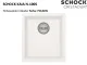 SCHOCK K�chensp�le Kaia N-100S Cristadur� Nano-Granitsp�le / Einbausp�le mit Drehexcenter