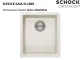 SCHOCK K�chensp�le Kaia N-100S Cristadur� Nano-Granitsp�le / Einbausp�le mit Drehexcenter