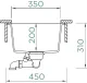 SCHOCK K�chensp�le Kaia N-100S-U Cristadur� Nano-Granitsp�le / Unterbausp�le mit Drehexcenter
