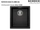 SCHOCK K�chensp�le Kaia N-100S-U Cristadur� Nano-Granitsp�le / Unterbausp�le mit Drehexcenter