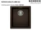SCHOCK K�chensp�le Kaia N-100S-U Cristadur� Nano-Granitsp�le / Unterbausp�le mit Drehexcenter
