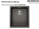 SCHOCK K�chensp�le Kaia N-100S-U Cristadur� Nano-Granitsp�le / Unterbausp�le mit Drehexcenter