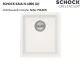 SCHOCK K�chensp�le Kaia N-100S-U Cristadur� Nano-Granitsp�le / Unterbausp�le mit Drehexcenter