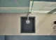 SCHOCK K�chensp�le Kaia N-100S-FB Cristadur� Nano-Granitsp�le fl�chenb�ndig mit Drehexcenter