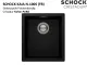 SCHOCK K�chensp�le Kaia N-100S-FB Cristadur� Nano-Granitsp�le fl�chenb�ndig mit Drehexcenter