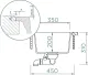 SCHOCK K�chensp�le Kaia N-100S-FB Cristadur� Nano-Granitsp�le fl�chenb�ndig mit Drehexcenter