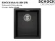 SCHOCK K�chensp�le Kaia N-100S-FB Cristadur� Nano-Granitsp�le fl�chenb�ndig mit Drehexcenter