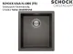 SCHOCK K�chensp�le Kaia N-100S-FB Cristadur� Nano-Granitsp�le fl�chenb�ndig mit Drehexcenter