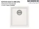 SCHOCK K�chensp�le Kaia N-100S-FB Cristadur� Nano-Granitsp�le fl�chenb�ndig mit Drehexcenter