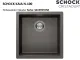 SCHOCK K�chensp�le Kaia N-100 Cristadur� Nano-Granitsp�le / Einbausp�le mit Drehexcenter