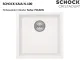 SCHOCK K�chensp�le Kaia N-100 Cristadur� Nano-Granitsp�le / Einbausp�le mit Drehexcenter