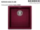 SCHOCK K�chensp�le Kaia N-100 Cristadur� Nano-Granitsp�le / Einbausp�le mit Drehexcenter