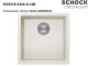 SCHOCK K�chensp�le Kaia N-100 Cristadur� Nano-Granitsp�le / Einbausp�le mit Drehexcenter
