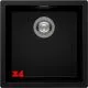 SCHOCK K�chensp�le Kaia N-100-U Cristadur� Nano-Granitsp�le / Unterbausp�le mit Drehexcenter