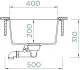 SCHOCK K�chensp�le Kaia N-100-U Cristadur� Nano-Granitsp�le / Unterbausp�le mit Drehexcenter